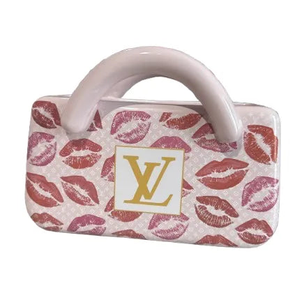 LV Kisses Ceramic Flower Vase