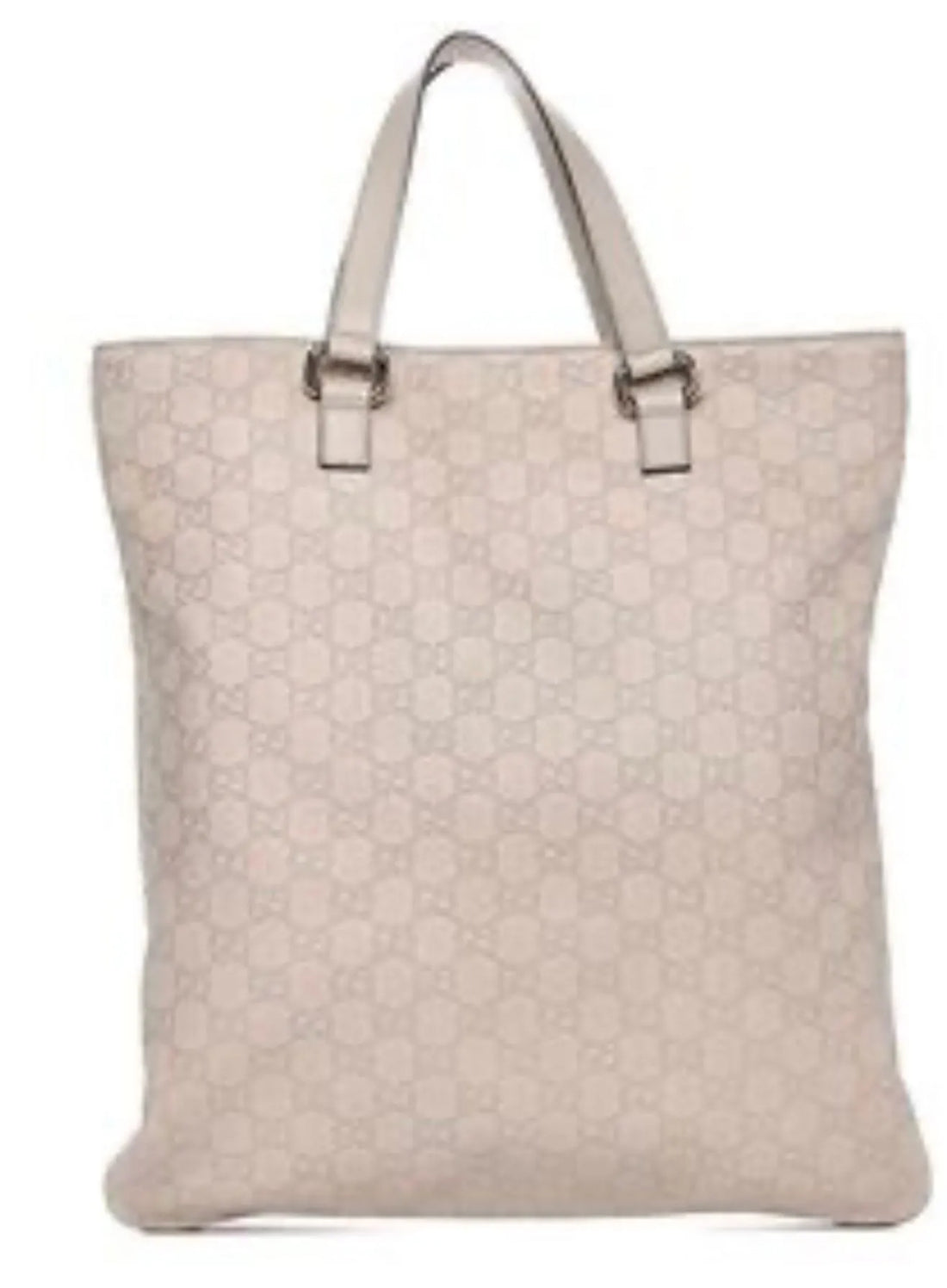 Gucci Tote Bag Ivory Pvc Leather