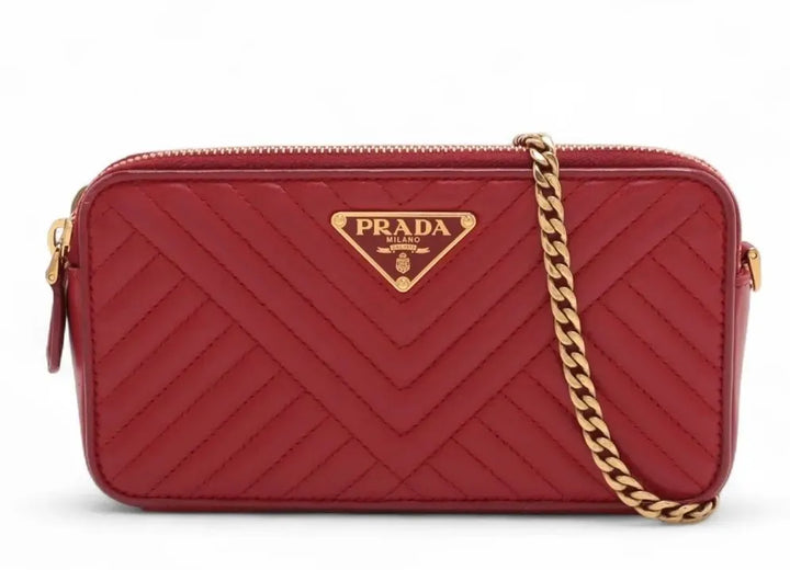 RADA Prada Nappa Impuntu Leather Crossbody