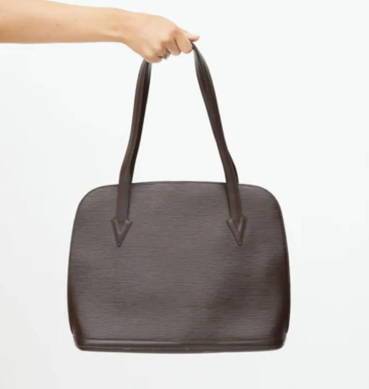 Louis Vuitton 3 of 7 Vintage Brown Epi Leather Lussac Shoulder Bag Brown
