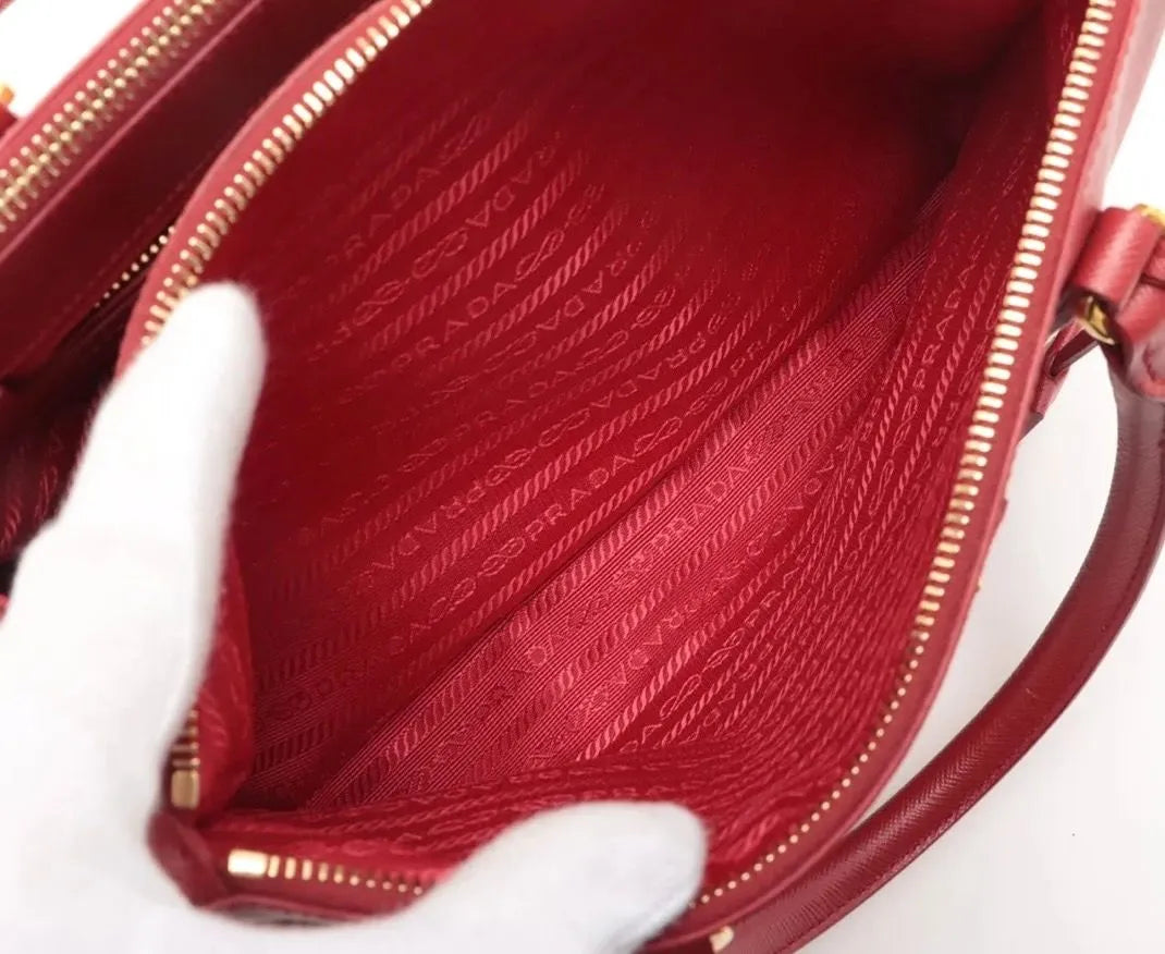 RADA Prada Nappa Impuntu Leather Crossbody