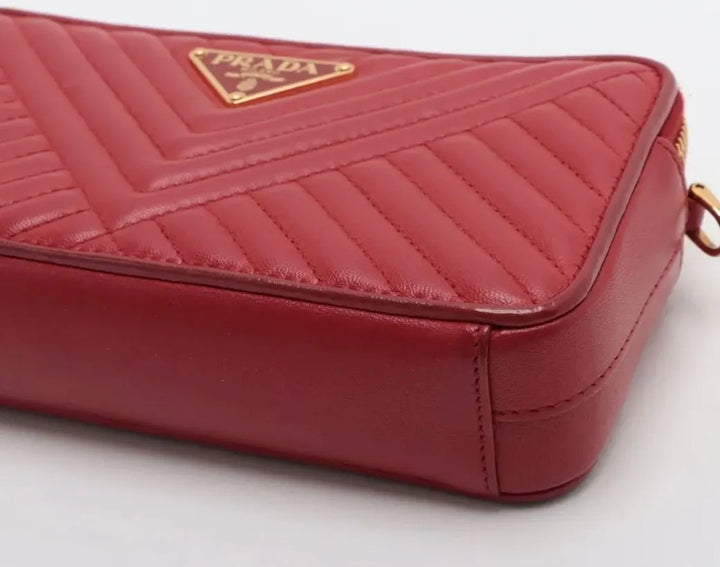 RADA Prada Nappa Impuntu Leather Crossbody